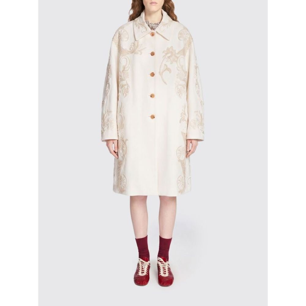 Dries Van Noten Coat Woman White